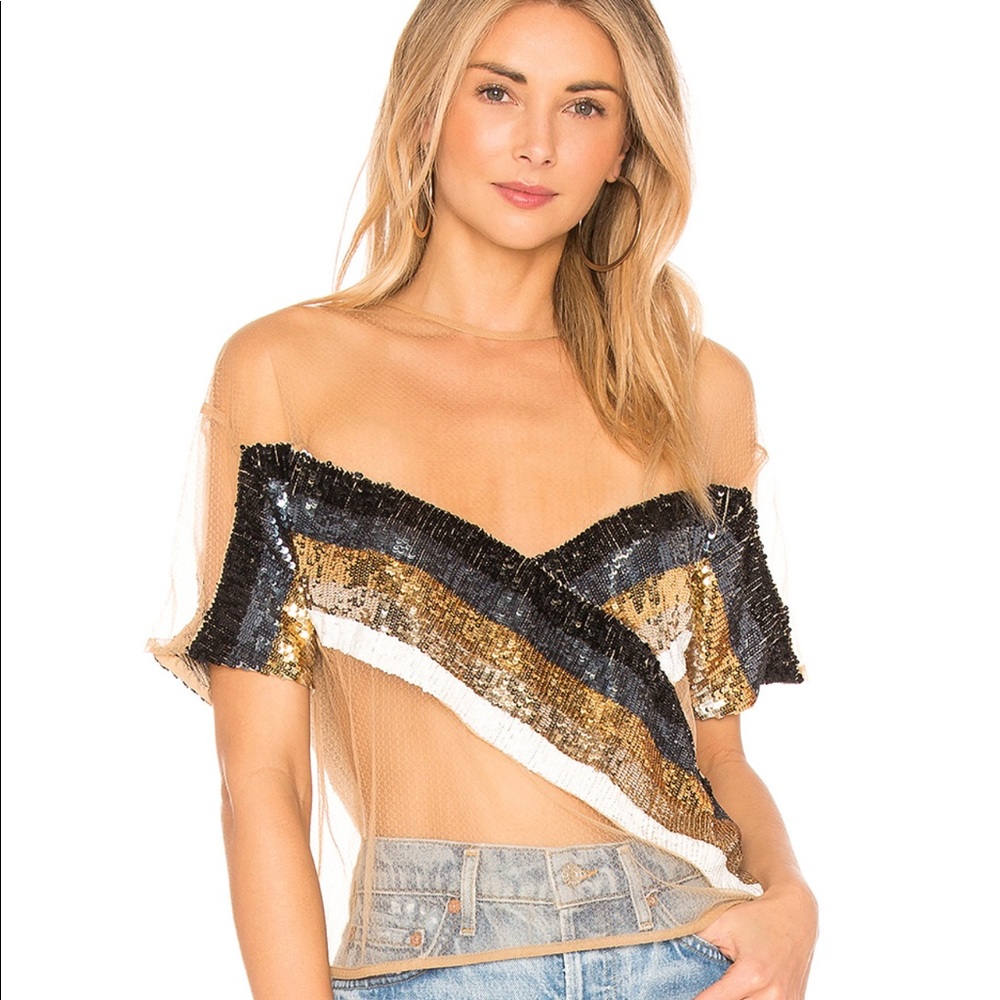 Mireya Sequin Top